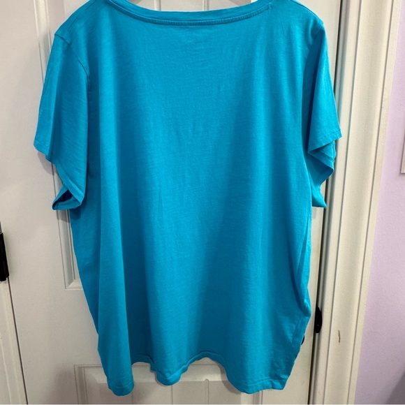 J.Crew 3X Slub Cotton Vneck Tshirt - Picture 2 of 3